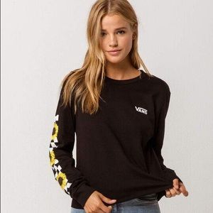 Vans Sunflower Check Crop Tee